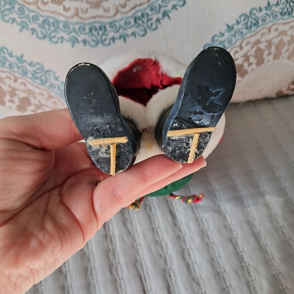 Vintage Santa Claus 1998 Composite 1960s Style Collectible 10" Holiday Figurine - Picture 14 of 14